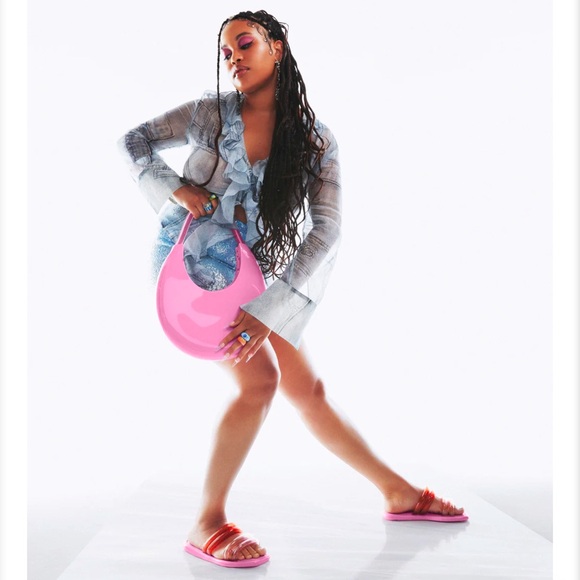 Pink Melissa jelly moon bag - Picture 6 of 9